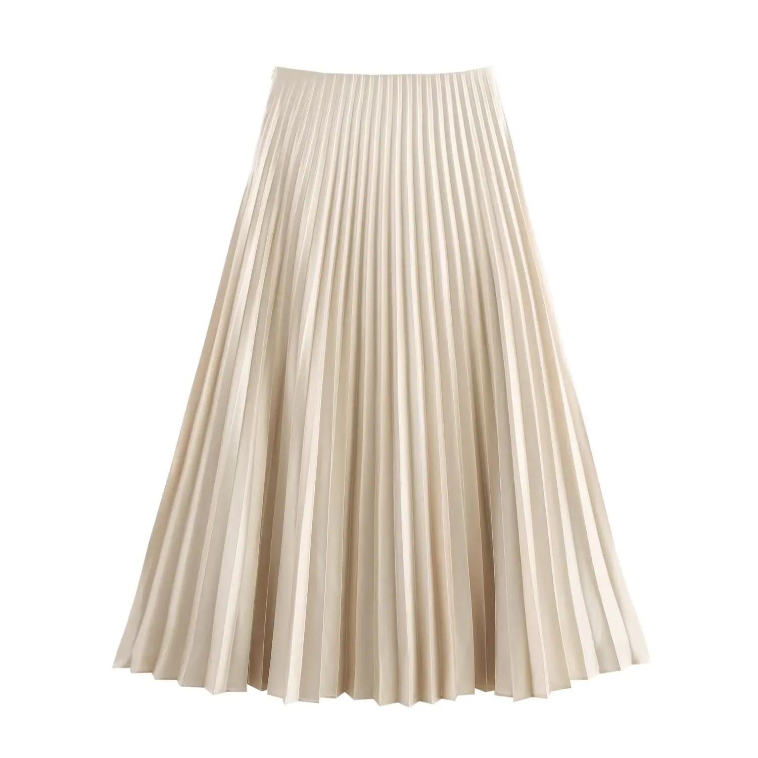 NINE ZAR Retro Pure Color Midi Skirt Women's Faion Polyester Fiber Versatile f-length Pleated Skirts Spring 2025
NINE ZAR Retro Pure Color Midi Skirt Women's Faion Polyester Fiber Versatile f-length Pleated Skirts Spring 2025