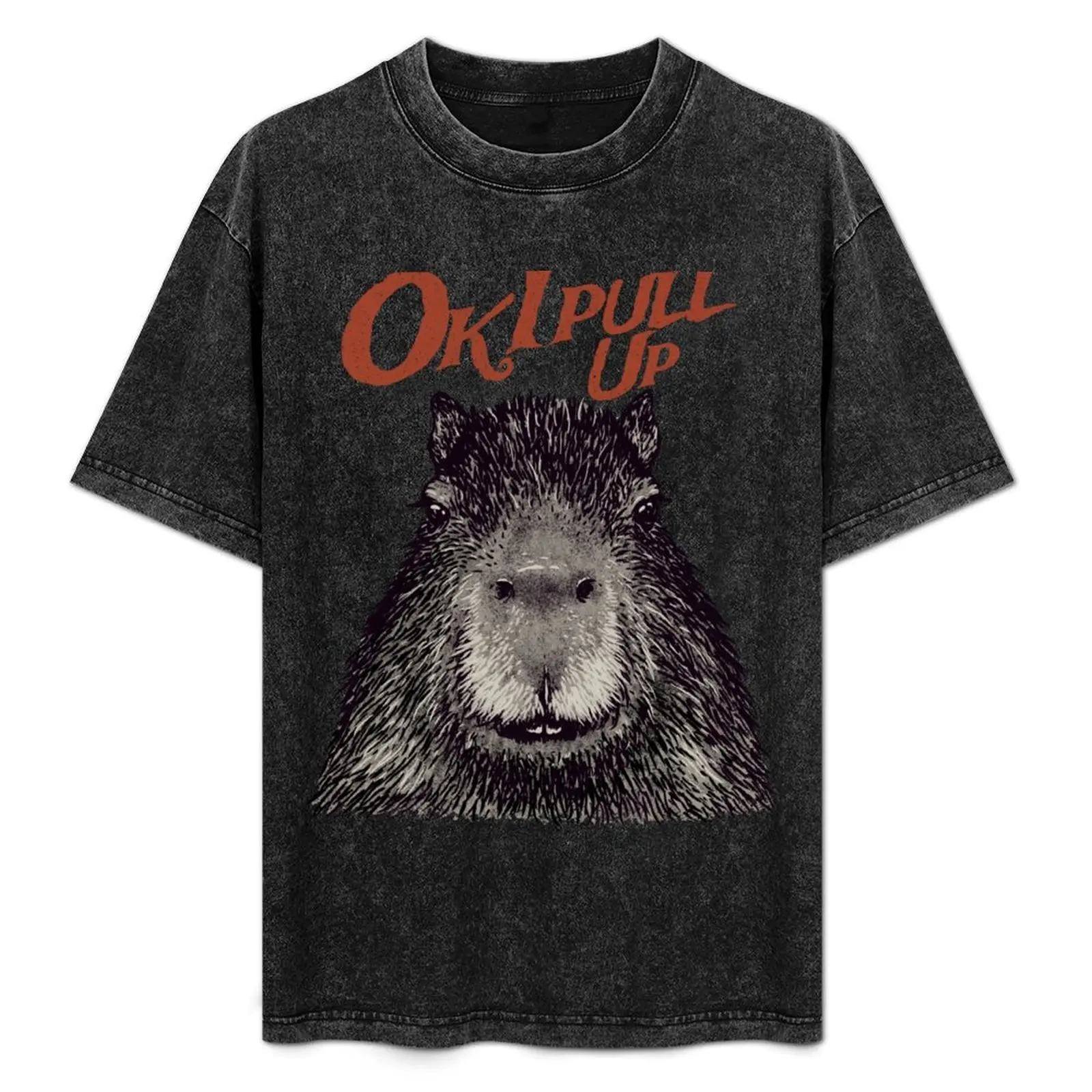 Capybara - Ok I pull up MEME Red Capybara His Name - Gort Capy Yuzu Pet Mat Bandana T-Shirt Novelty Print Casual Tee Shirt
Capybara - Ok I pull up MEME Red Capybara His Name - Gort Capy Yuzu Pet Mat Bandana T-Shirt Novelty Print Casual Tee Shirt