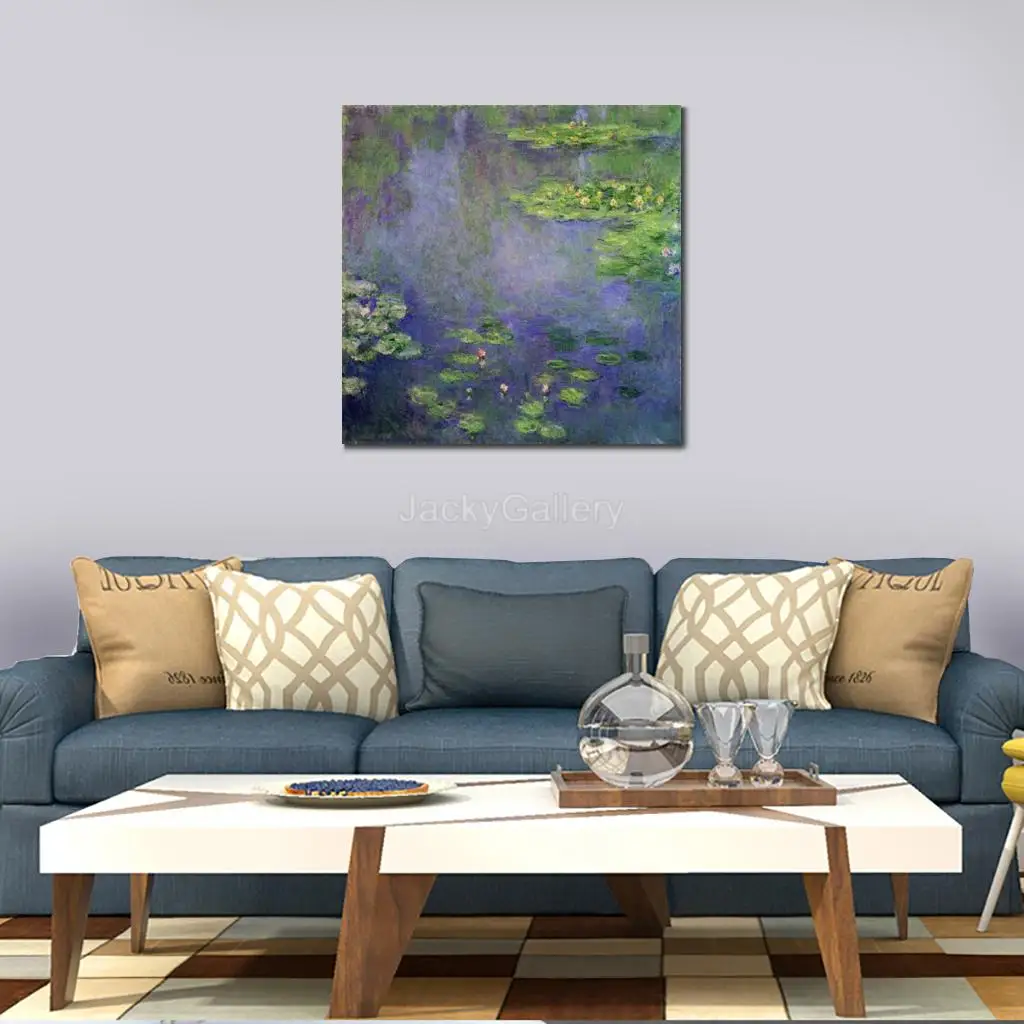Большой размер морского пейзажа, водяные лилии, импрессионическое масло на холсте, шедевр Клод Моне ручной работы для декора кабинета
Большой размер морского пейзажа, водяные лилии, импрессионическое масло на холсте, шедевр Клод Моне ручной работы для декора кабинета