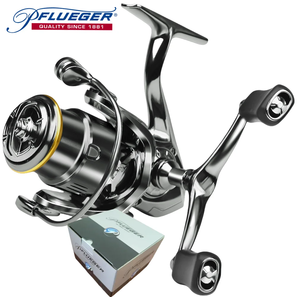 Pflueger all metal double arm spinning wheel fishing wheel long throw raft fishing wheel fishing line wheel
Pflueger all metal double arm spinning wheel fishing wheel long throw raft fishing wheel fishing line wheel