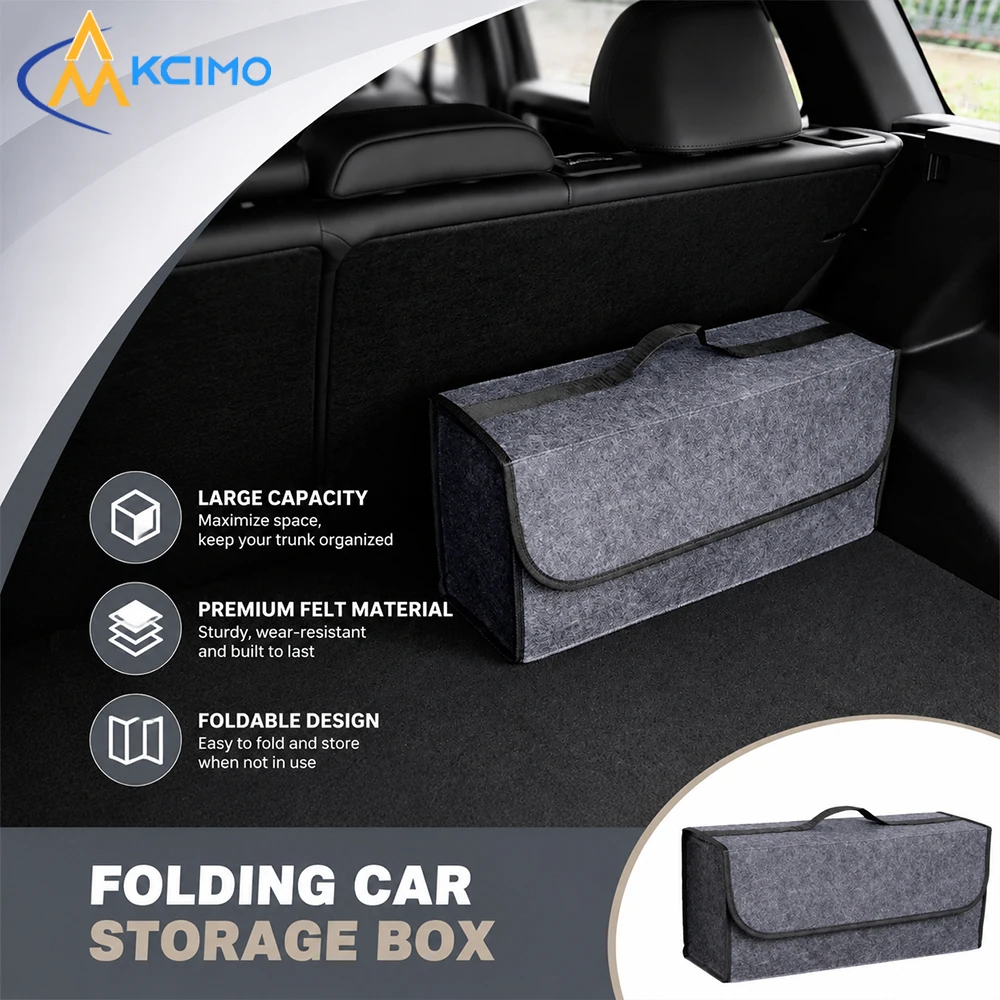 Foldable Gray Felt Car Trunk Storage Box Portable Large Capacity Auto Boot Organizer Vehicle Storage Bag With Hand Strap
Foldable Gray Felt Car Trunk Storage Box Portable Large Capacity Auto Boot Organizer Vehicle Storage Bag With Hand Strap