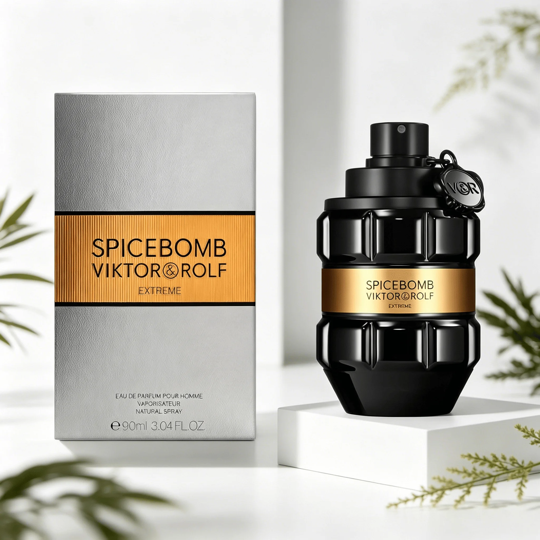 VIKTOR&ROLF Spicebomb Extreme Men EDP Perfume 90ml With Gift Box Long Lasting Rich Spicy Tobacco Woody Scent Black Luxury Bottle Fragrance Gift for Men
VIKTOR&ROLF Spicebomb Extreme Men EDP Perfume 90ml With Gift Box Long Lasting Rich Spicy Tobacco Woody Scent Black Luxury Bottle Fragrance Gift for Men