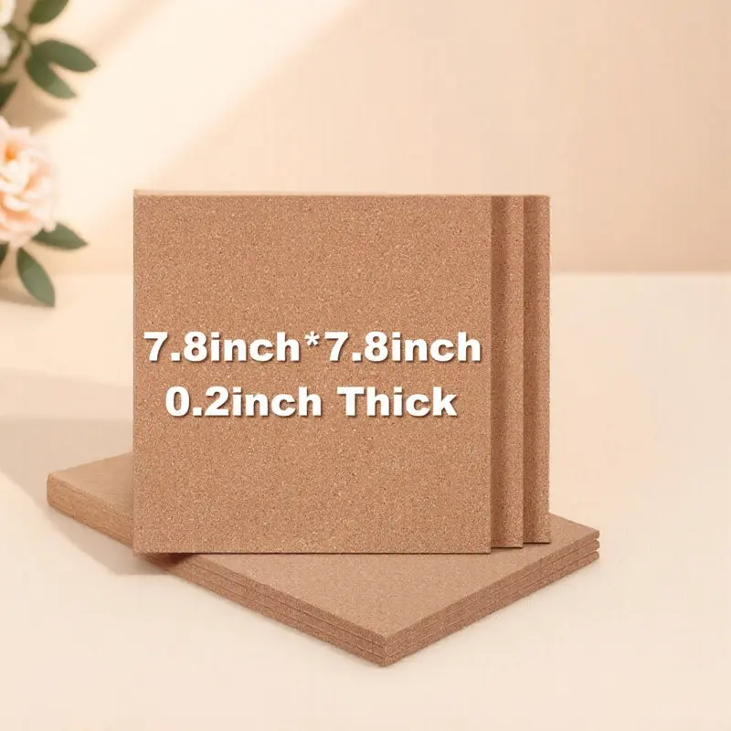 6Pcs Square Cork Boards Self Adhesive Cork Message Board for Office Home Memo Reminder Bulletin Pin Board Wall Display
6Pcs Square Cork Boards Self Adhesive Cork Message Board for Office Home Memo Reminder Bulletin Pin Board Wall Display