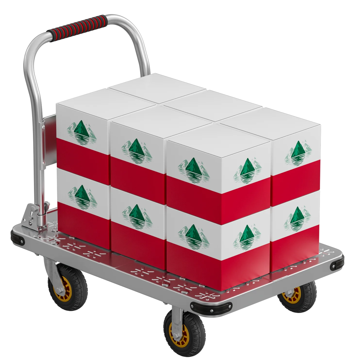 Storage Tools Luggage Industrial Transport Heavy-Duty Folding Steel Platform Trolley Hand Cart 500kg For Warehouse Logistics
Storage Tools Luggage Industrial Transport Heavy-Duty Folding Steel Platform Trolley Hand Cart 500kg For Warehouse Logistics
