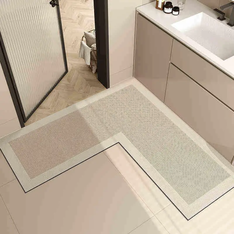 Absorbent Anti-Slip L-Shaped Silicon Dendroid Mat Bathroom Entrance Door Mat Quick Dry Toilet Carpet Home Decor Floor Mat
Absorbent Anti-Slip L-Shaped Silicon Dendroid Mat Bathroom Entrance Door Mat Quick Dry Toilet Carpet Home Decor Floor Mat