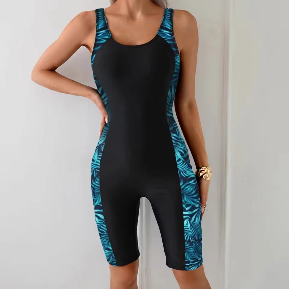 Women 1 Piece Swimsuit Athletic Swimwear Costume Lady Girls Color Block Print Padded Tankini Swimsuits Summer Swimming Outfits
Women 1 Piece Swimsuit Athletic Swimwear Costume Lady Girls Color Block Print Padded Tankini Swimsuits Summer Swimming Outfits