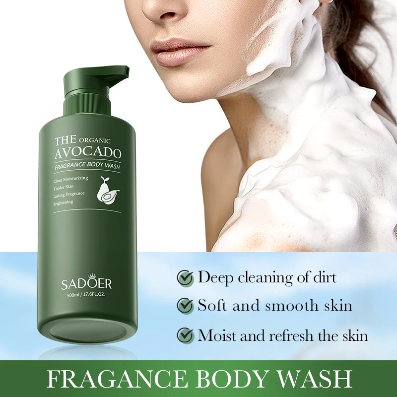 500ml Sadoer Avocado Rejuvenating Fragrance Shower Gel Gentle Cleaning Caring For Sensitive Skin Refreshing Oil Control Pro E2h3
500ml Sadoer Avocado Rejuvenating Fragrance Shower Gel Gentle Cleaning Caring For Sensitive Skin Refreshing Oil Control Pro E2h3