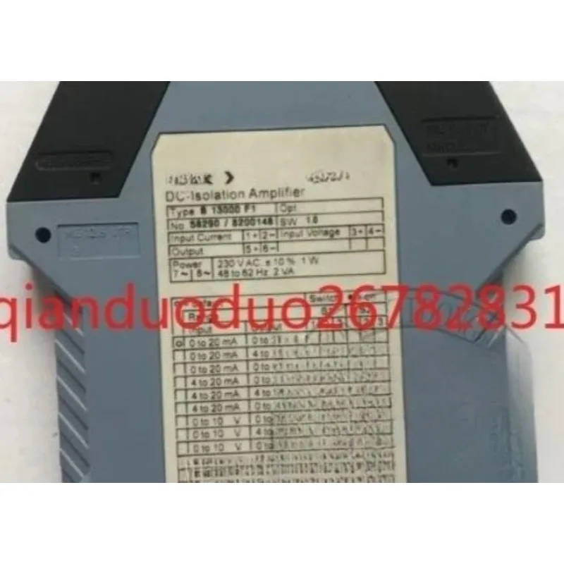Isolator B13000F1 (230V) Shield Machine Parts No: 58290/8200148
Isolator B13000F1 (230V) Shield Machine Parts No: 58290/8200148