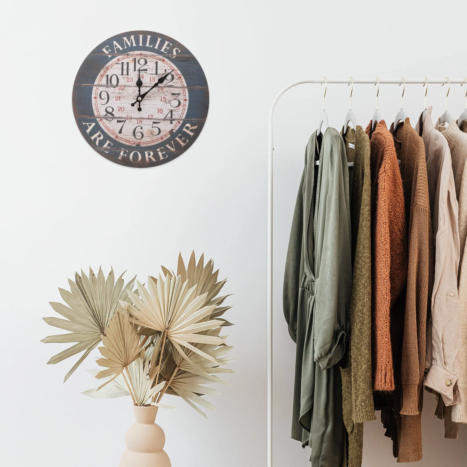 1Pcs Wooden Wall Clock Retro Hanging Decorative Silent Non Ticking Clock for Home Living Room Decor Living Rome Decor
1Pcs Wooden Wall Clock Retro Hanging Decorative Silent Non Ticking Clock for Home Living Room Decor Living Rome Decor