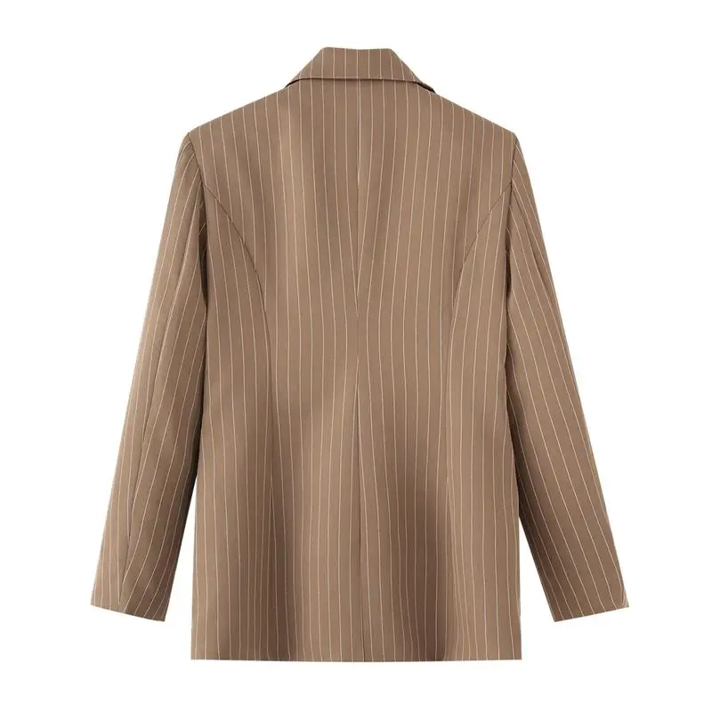 Свободный женский костюм Jaet, весна-осень, трансграничный модный полосатый декоративный европейский костюм для офисной работы, длинный све
Свободный женский костюм Jaet, весна-осень, трансграничный модный полосатый декоративный европейский костюм для офисной работы, длинный све