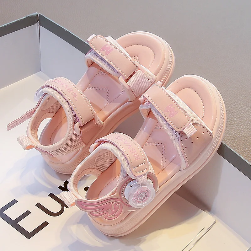 Kids'Casual Shoes Sandals PU leather Hook and Loop Summer Shoes For Girls Soft Bottom Breathable Pink Purple Shoes Size 26-37
Kids'Casual Shoes Sandals PU leather Hook and Loop Summer Shoes For Girls Soft Bottom Breathable Pink Purple Shoes Size 26-37