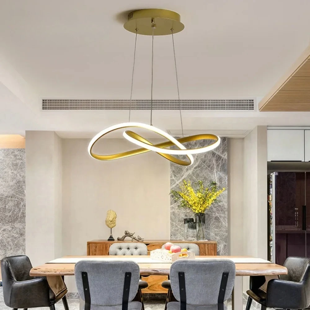 JOYINLED Gold Dimmable Modern Acrylic Pendant Light 50cm Ceiling Pendant Light Hanging Lamp Home Decor Indoor Lighting Fixture
JOYINLED Gold Dimmable Modern Acrylic Pendant Light 50cm Ceiling Pendant Light Hanging Lamp Home Decor Indoor Lighting Fixture