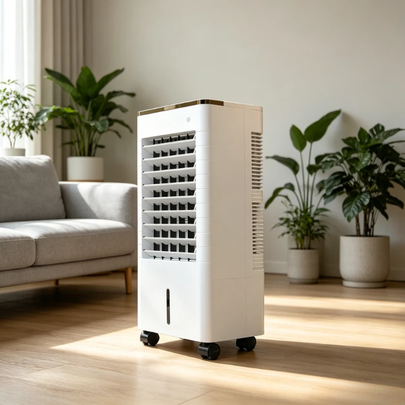 Portable Mini Air Cooler with Remote Control Ice Crystal Cooling Tech Quiet Energy Saving Desktop Cooling Fan for Home Office
Portable Mini Air Cooler with Remote Control Ice Crystal Cooling Tech Quiet Energy Saving Desktop Cooling Fan for Home Office