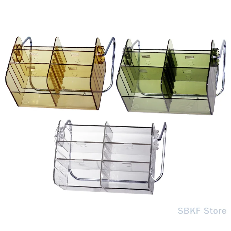 All-in-one Adjustable Space Desk Organizer, Six-Grid Acrylic Storage Box, with Transparent Remote Control Rack.
All-in-one Adjustable Space Desk Organizer, Six-Grid Acrylic Storage Box, with Transparent Remote Control Rack.