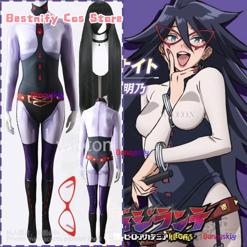 Anime My Academia Cosplay Midnight Costume Sexy Jumpsuit Y2K Punk Bodysuit Jirai Kei Girls Red Glasses Halloween Cos Customized
Anime My Academia Cosplay Midnight Costume Sexy Jumpsuit Y2K Punk Bodysuit Jirai Kei Girls Red Glasses Halloween Cos Customized
