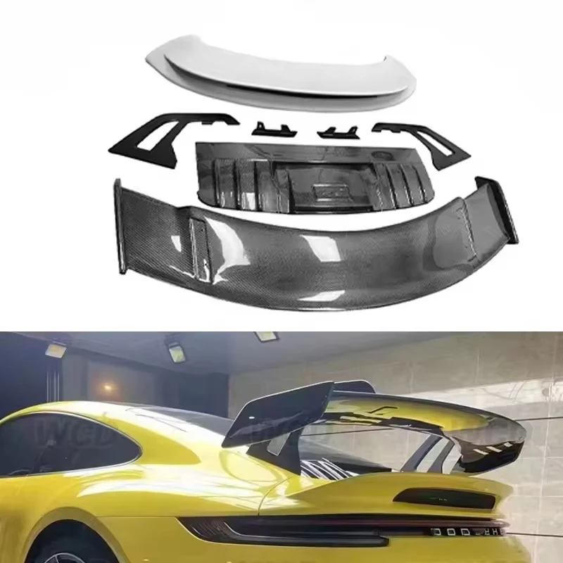 GT3 GT стиль из настоящего углеродного волокна, задний спойлер на багажник, большое крыло для Porche 911 922, заводская установка
GT3 GT стиль из настоящего углеродного волокна, задний спойлер на багажник, большое крыло для Porche 911 922, заводская установка