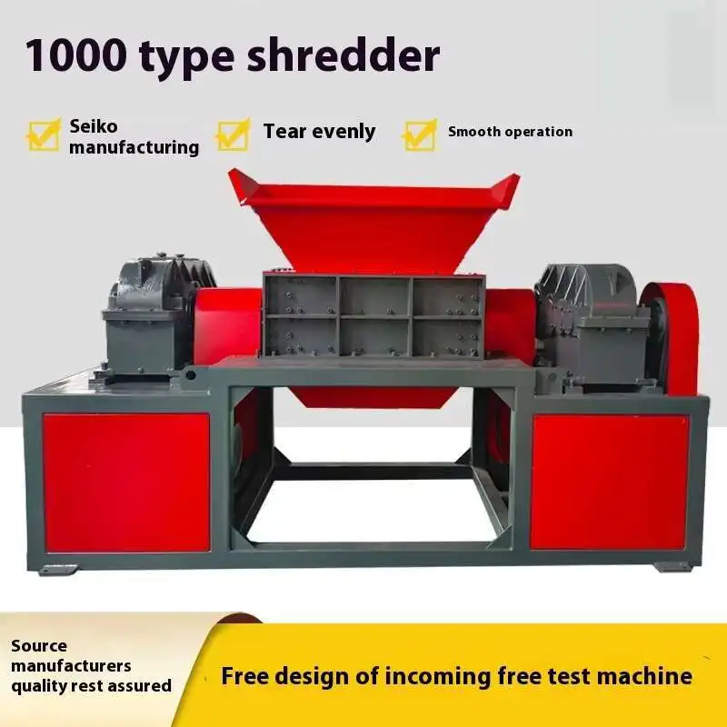 Metal Waste, Iron Sheet, Wood, Household Waste Crusher Large Double Axis Shredder, Waste Tires, Plastic Industrial Crusher
Metal Waste, Iron Sheet, Wood, Household Waste Crusher Large Double Axis Shredder, Waste Tires, Plastic Industrial Crusher