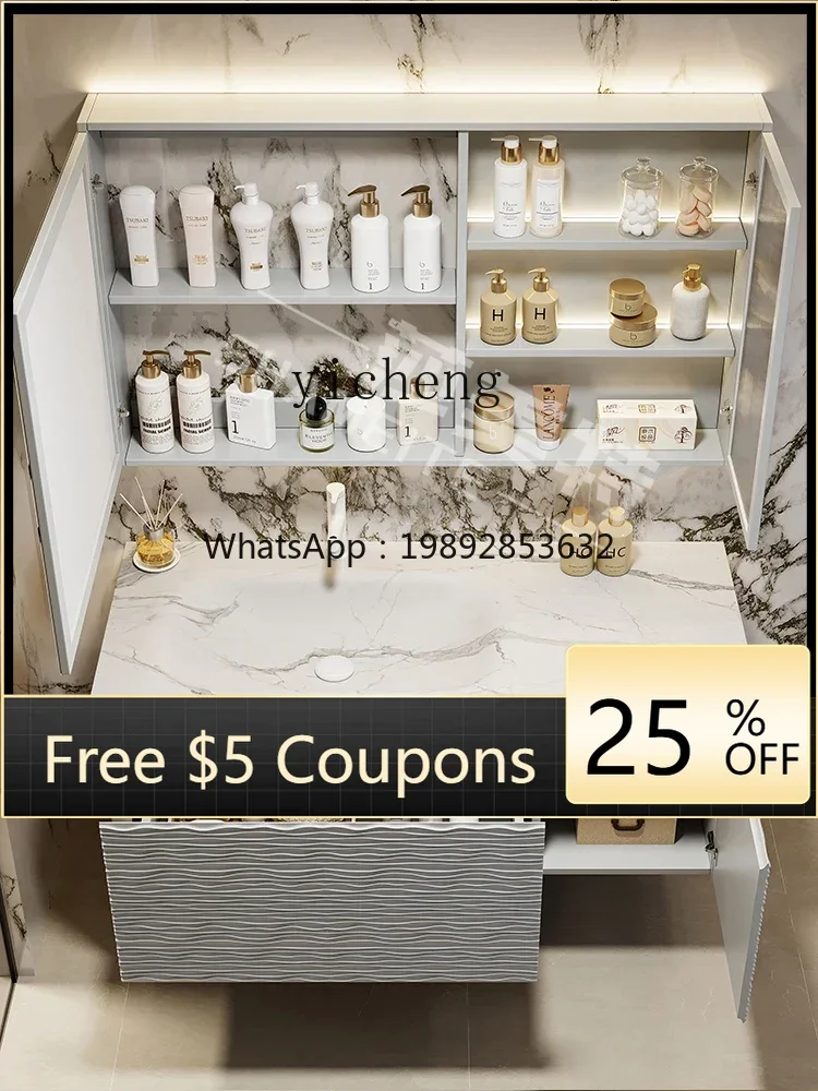 Stone Plate Hot Bending Ceramic Seamless Basin Bathroom Cabinet Combination Bathroom Smart Washstand Wash Basin
Stone Plate Hot Bending Ceramic Seamless Basin Bathroom Cabinet Combination Bathroom Smart Washstand Wash Basin