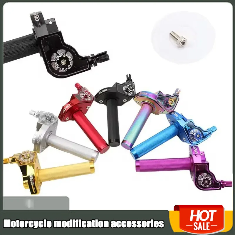 22mm Universal Aluminum Accelerator Throttle Twist Grips Handlebars For Motorcycle Moped Scooter Bike M10*1.5
22mm Universal Aluminum Accelerator Throttle Twist Grips Handlebars For Motorcycle Moped Scooter Bike M10*1.5