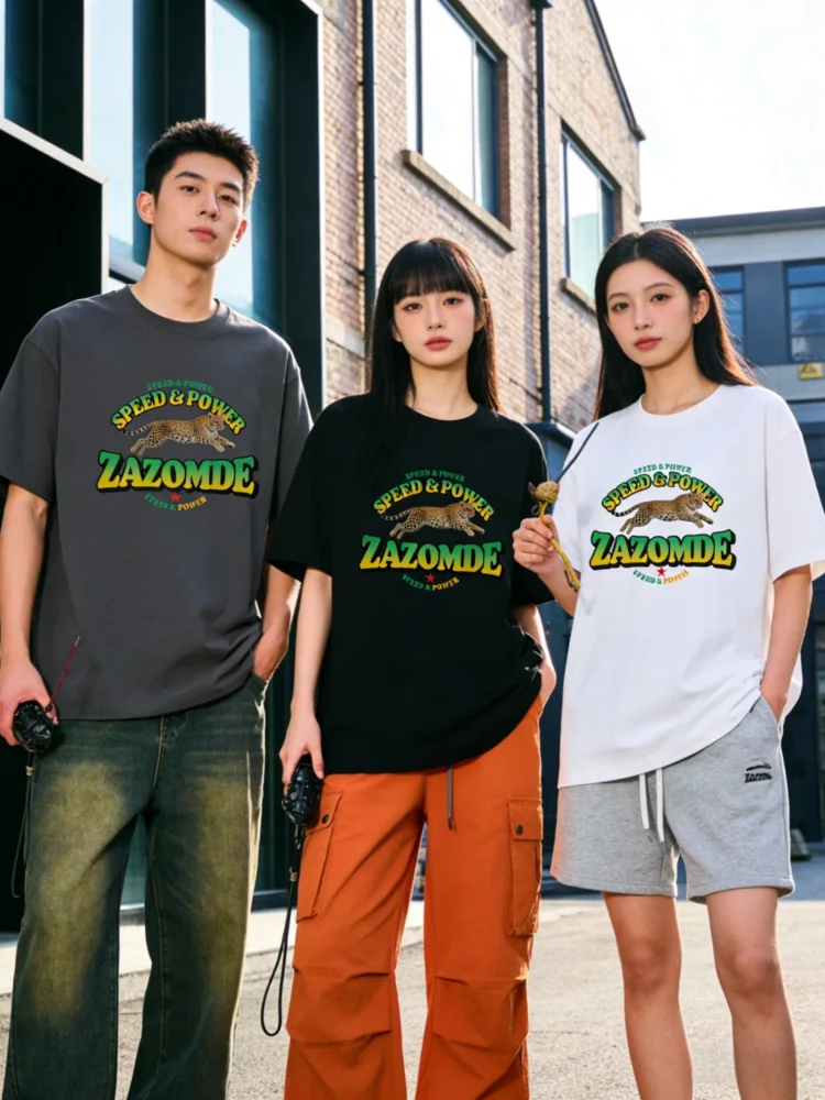 Футболка ZAZOMDE из хлопка свободного кроя для мужчин и женщин с эффектным принтом гепарда и вдохновляющим надписью, одежда для городского образа жизни
Футболка ZAZOMDE из хлопка свободного кроя для мужчин и женщин с эффектным принтом гепарда и вдохновляющим надписью, одежда для городского образа жизни