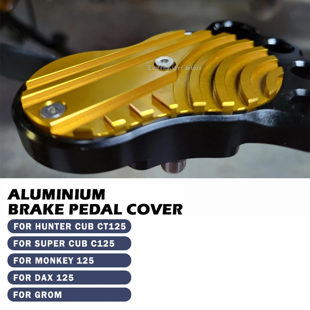 Motorcycle Accessories CNC Aluminum Big Foot Rear Brake Pedal Anti-Slip Step for Honda Monkey 125 CT125 C125 Hunter Cub Grom Dax
Motorcycle Accessories CNC Aluminum Big Foot Rear Brake Pedal Anti-Slip Step for Honda Monkey 125 CT125 C125 Hunter Cub Grom Dax