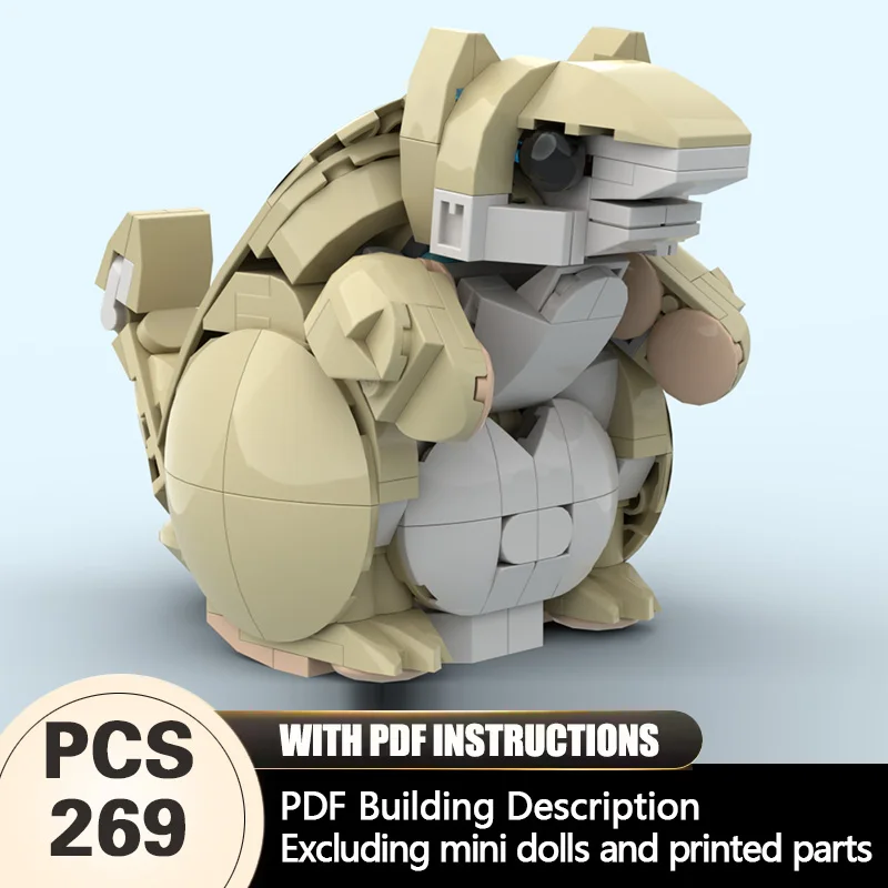 Creators Animal Series Model MOC Building Bricks Small Sandshrew Modular Technology Gifts Holiday Assemble Children Toys Suit
Creators Animal Series Model MOC Building Bricks Small Sandshrew Modular Technology Gifts Holiday Assemble Children Toys Suit