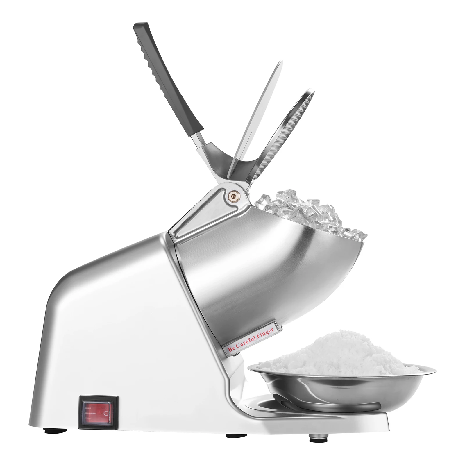 SucceBuy Ice Crusher Machine Stainless Steel Shaved Ice Machine with Bowl and Cover Ice-Shaver for Home and CommercialUse Silver
SucceBuy Ice Crusher Machine Stainless Steel Shaved Ice Machine with Bowl and Cover Ice-Shaver for Home and CommercialUse Silver