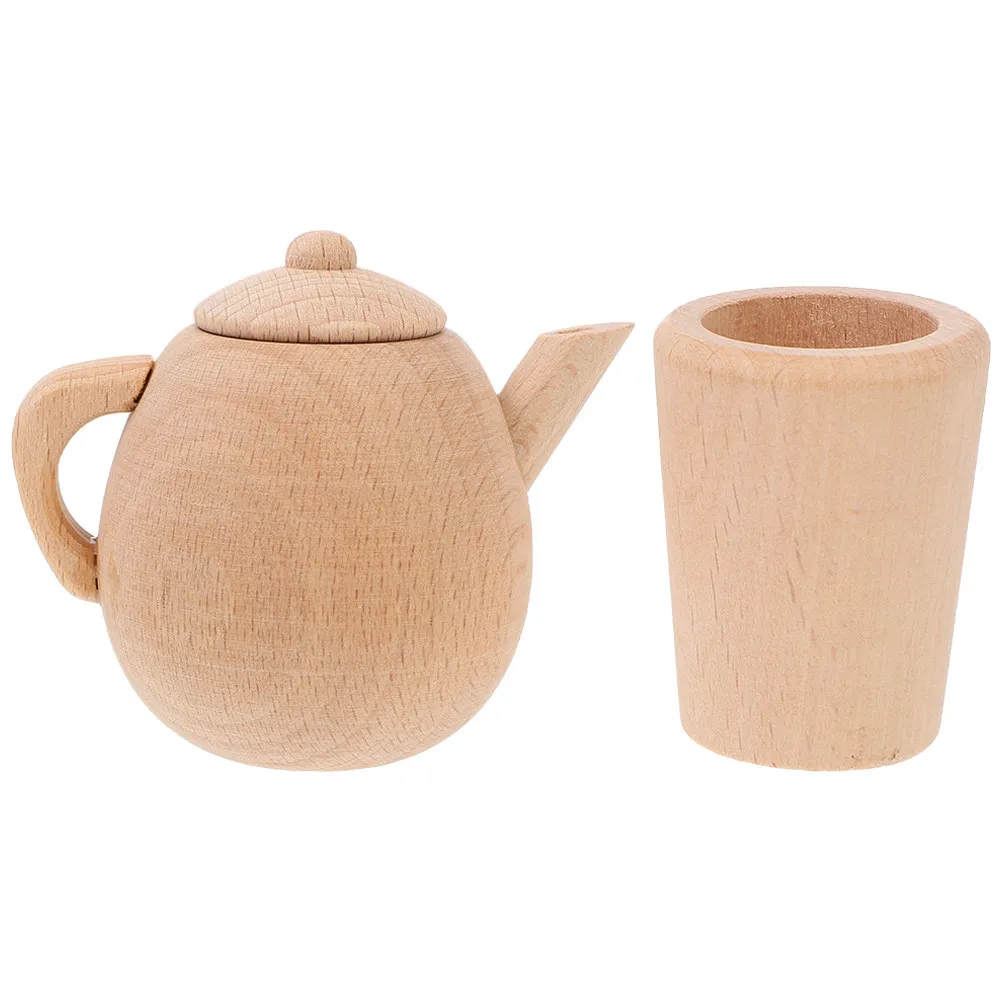 1Set Wooden Miniature Tea Kettle Cup Set Lightweight Realistic Mini House Decoration Pretend Play Tea Party Accessories for Kids
1Set Wooden Miniature Tea Kettle Cup Set Lightweight Realistic Mini House Decoration Pretend Play Tea Party Accessories for Kids