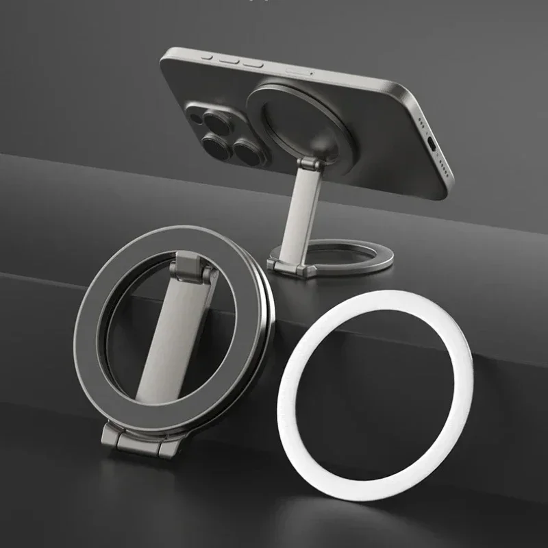 Double-Sided Magnetic Height Adjustable Metal Ring Stand Compatible with MagSafe Auxiliary Magnet Ring For Smartphones
Double-Sided Magnetic Height Adjustable Metal Ring Stand Compatible with MagSafe Auxiliary Magnet Ring For Smartphones