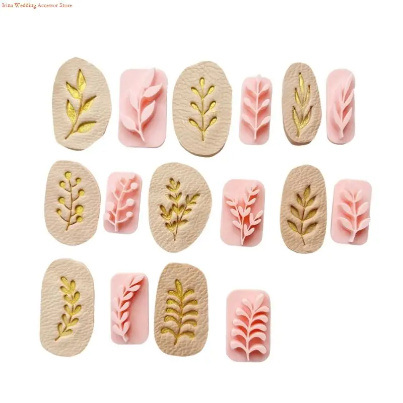 G92D 8pcs Sophisticated Leaf Molds For Crafting Distinctive Clay Earrings Accessory
G92D 8pcs Sophisticated Leaf Molds For Crafting Distinctive Clay Earrings Accessory