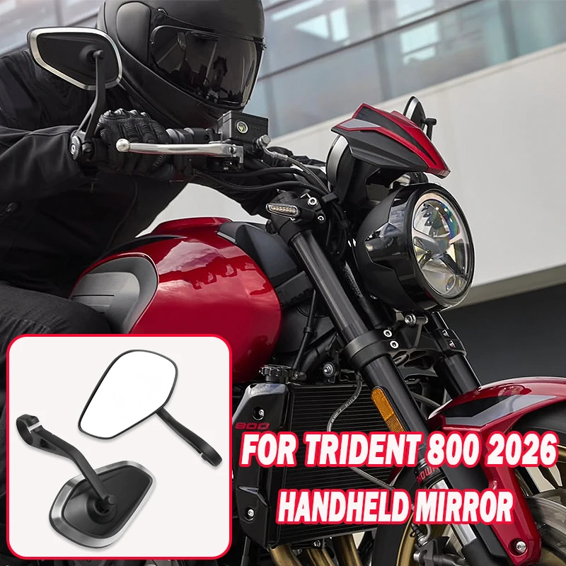New Motorcycle Handlebar Rearview CNC Aluminum Black Side Mirrors Bar End Mirror Kit For Trident800 trident 800 TRIDENT 800 2026
New Motorcycle Handlebar Rearview CNC Aluminum Black Side Mirrors Bar End Mirror Kit For Trident800 trident 800 TRIDENT 800 2026