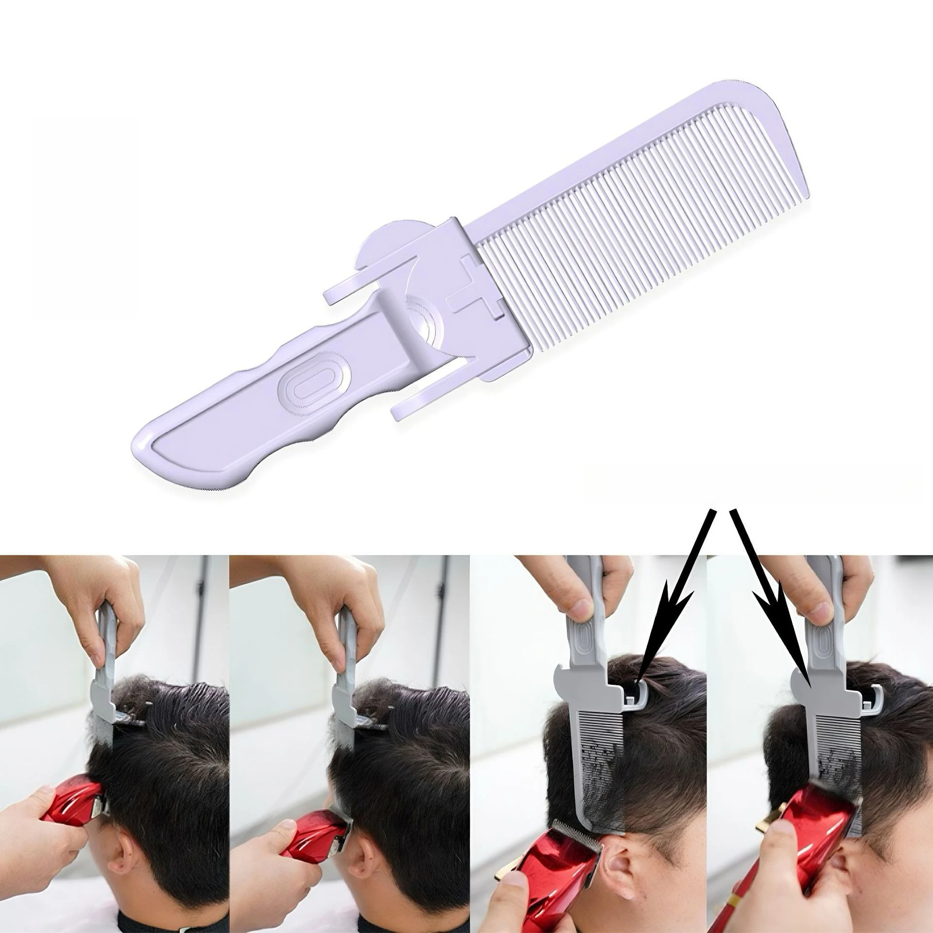 Professional Hairdressing Balance Comb Styling Tool For Precise Trimming Flat Top Push Cutting And Hair Shape Designing
Professional Hairdressing Balance Comb Styling Tool For Precise Trimming Flat Top Push Cutting And Hair Shape Designing