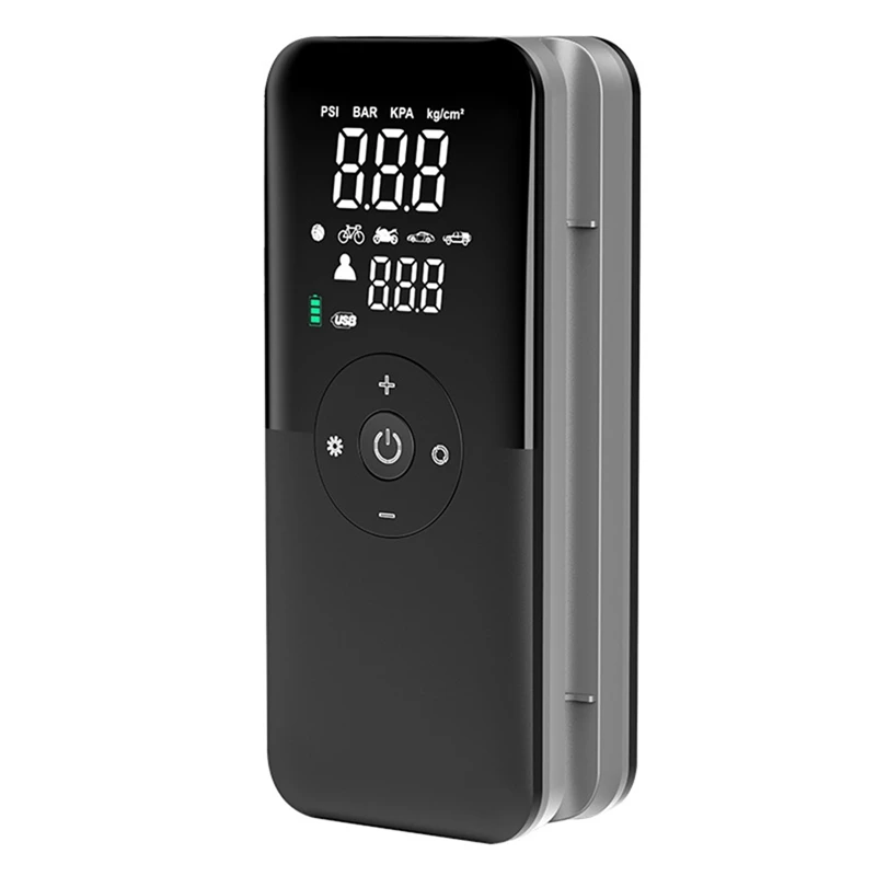 Rechargeable Air Pump Digital Cordless Car Tyre Inflator Air Compressor For Bicycle Balls Mobile Power
Rechargeable Air Pump Digital Cordless Car Tyre Inflator Air Compressor For Bicycle Balls Mobile Power