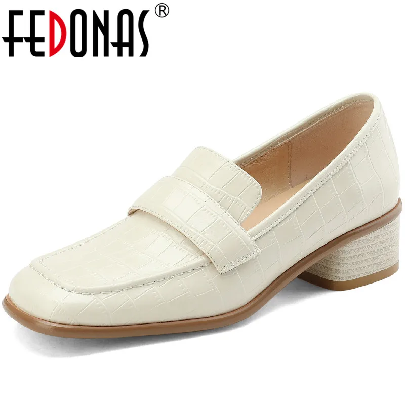 FEDONAS Concise Retro Mature Women Pumps Spring Autumn Office Dress Casual Thick Heels Square Toe Genuine Leather Shoes Woman
FEDONAS Concise Retro Mature Women Pumps Spring Autumn Office Dress Casual Thick Heels Square Toe Genuine Leather Shoes Woman