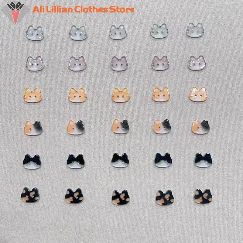 Hot Sale 20Pcs Cute Cat Two-eye Buttons 12/17mm Colourful Cartoon Cat Resin Buttons DIY Kids' Clothes Hats Socks Buttons
Hot Sale 20Pcs Cute Cat Two-eye Buttons 12/17mm Colourful Cartoon Cat Resin Buttons DIY Kids' Clothes Hats Socks Buttons