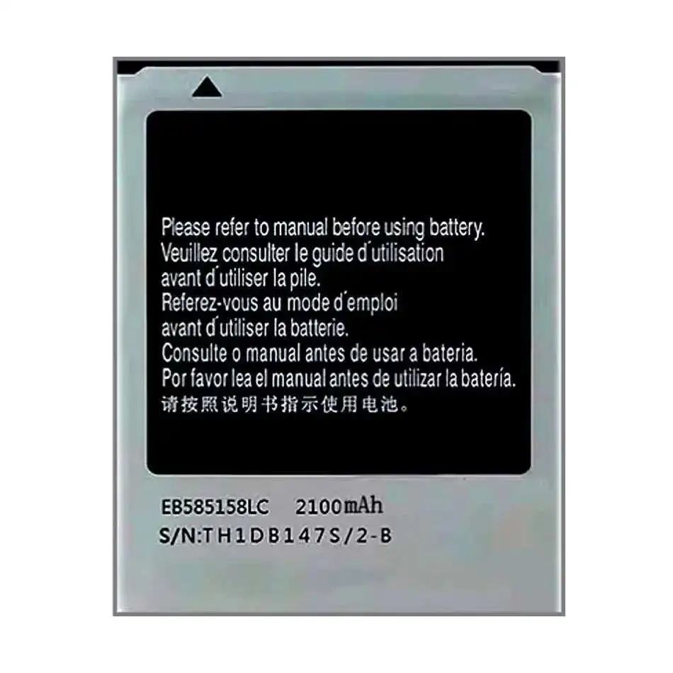 Аккумулятор мобильного телефона EB585158LC 2100 мАч для Samsung Galaxy Express 2 SM-G3815 SM-G3812 SM-G3818 SM-G3819 SM-G3819D
Аккумулятор мобильного телефона EB585158LC 2100 мАч для Samsung Galaxy Express 2 SM-G3815 SM-G3812 SM-G3818 SM-G3819 SM-G3819D