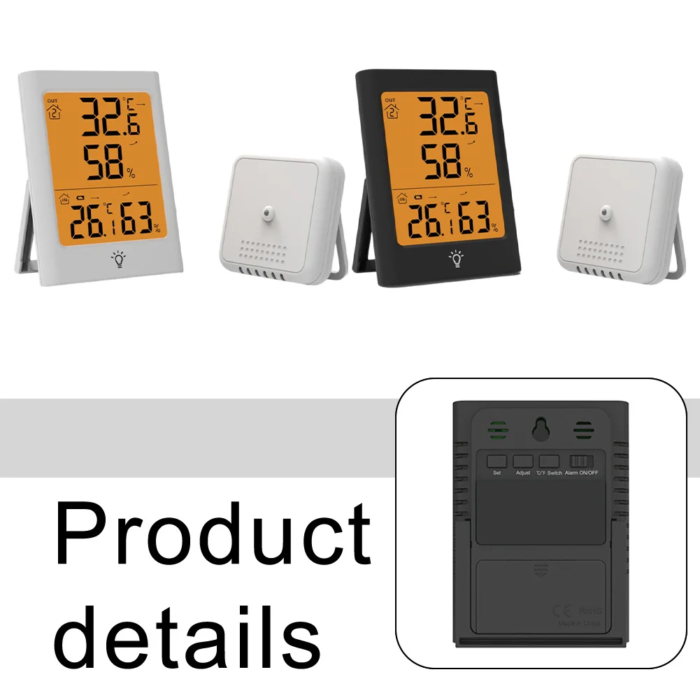 For Home Use Humidity Monitor Digital Temperature Sensor 115*89*22MM Accurate Electronic Thermometer Thermoregulator
For Home Use Humidity Monitor Digital Temperature Sensor 115*89*22MM Accurate Electronic Thermometer Thermoregulator