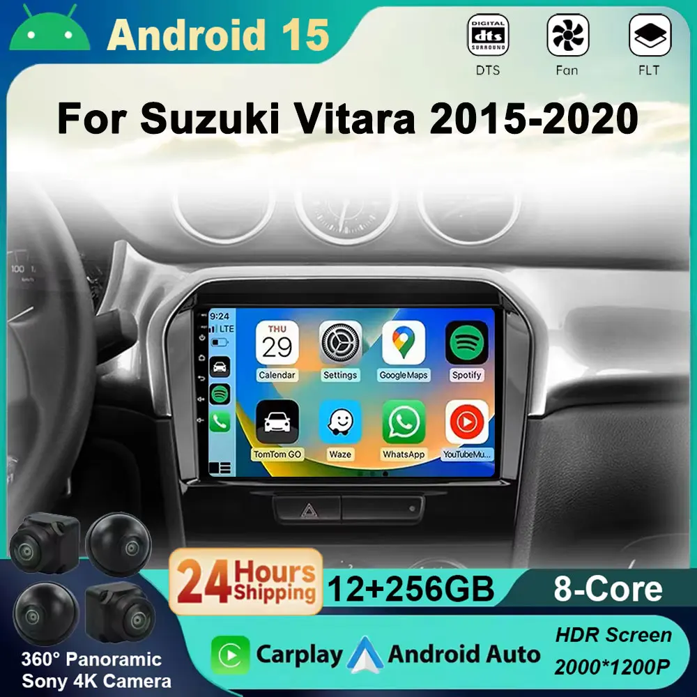 Автомобильный радиоприемник Android 15 2K QLED для Suzuki Vitara 2015-2020 2K QLED Мультимедийный видеоплеер GPS 4G WIFI BT CarPlay Auto Wireless
Автомобильный радиоприемник Android 15 2K QLED для Suzuki Vitara 2015-2020 2K QLED Мультимедийный видеоплеер GPS 4G WIFI BT CarPlay Auto Wireless