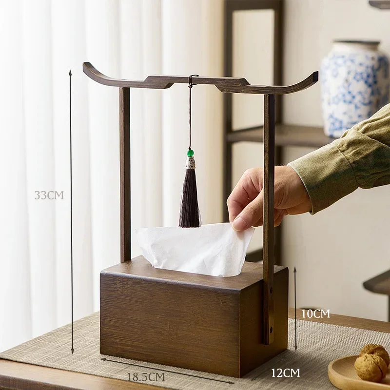 Tissue Box Household Living Room Ancient Zen Tea Room Study Desktop Tissue Storage Box Factory
Tissue Box Household Living Room Ancient Zen Tea Room Study Desktop Tissue Storage Box Factory