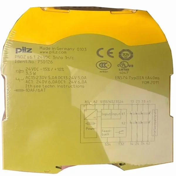 2026 750126 New Mushroom S61 24vdc Safety Relay Brand New Original Spot Plc
2026 750126 New Mushroom S61 24vdc Safety Relay Brand New Original Spot Plc