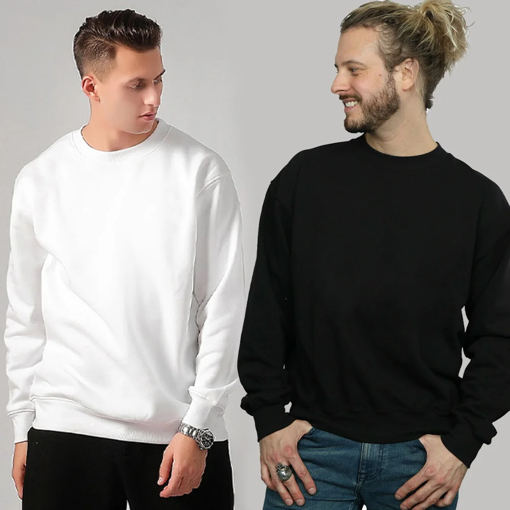 Fashion Solid Sweatshirts Hoodies Black and White Sweatshirt Warm Fleece Sweatshirt High Quality Men Tops Brand Hip Hop Pullover
Fashion Solid Sweatshirts Hoodies Black and White Sweatshirt Warm Fleece Sweatshirt High Quality Men Tops Brand Hip Hop Pullover