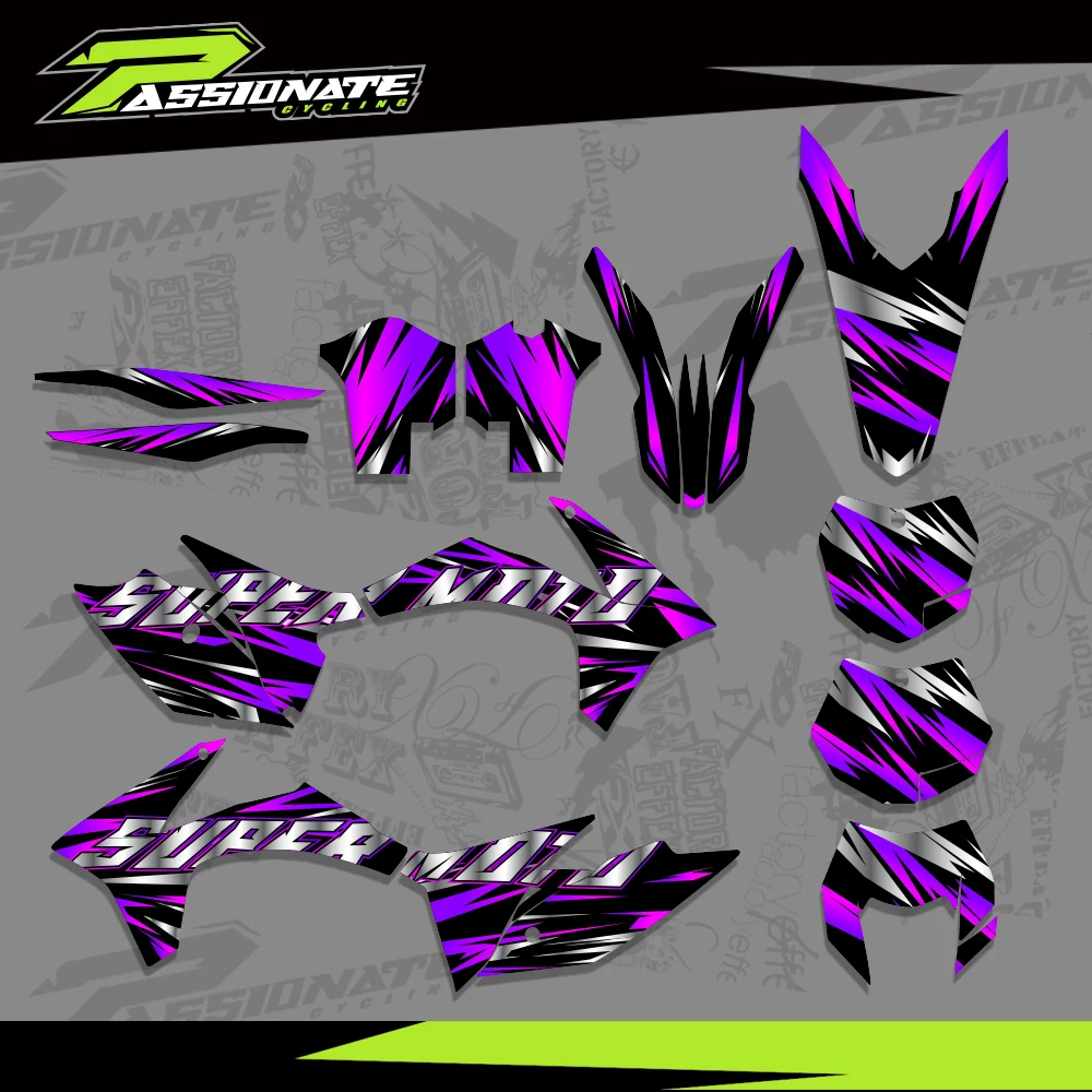 Мотоциклетный новый стиль, командная графика, фоновая наклейка, комплект наклеек для KTM 125 200 250 300 350 450 500 XC2011 EXC 2012 Custom
Мотоциклетный новый стиль, командная графика, фоновая наклейка, комплект наклеек для KTM 125 200 250 300 350 450 500 XC2011 EXC 2012 Custom