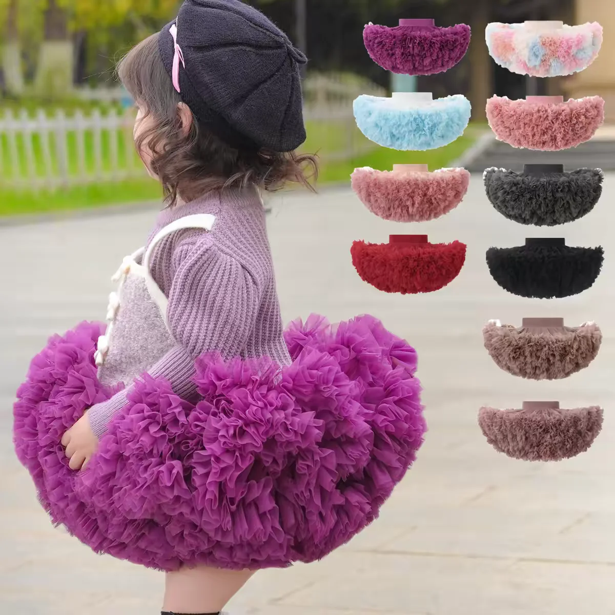 Princess Style Birthday Tutu Skirt for Baby Girls Spring Summer Short Half Body Skirt Fluffy Tulle High Waist Children's Clot...
Princess Style Birthday Tutu Skirt for Baby Girls Spring Summer Short Half Body Skirt Fluffy Tulle High Waist Children's Clot...