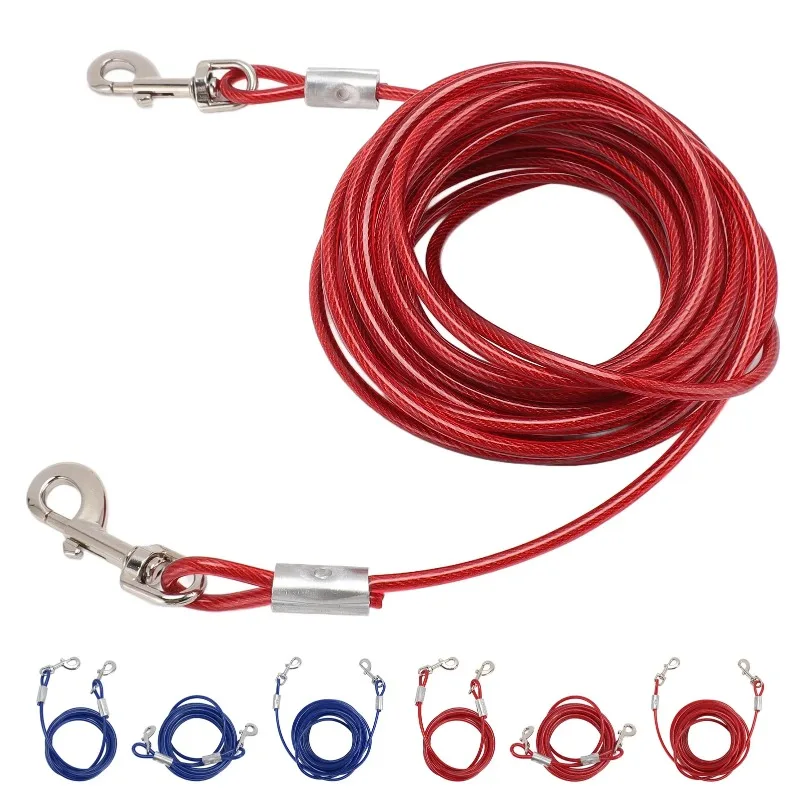 Anti lock buckle rope suitable for large dogs, used for outdoor camping, portable anti rust installation with steel wire
Anti lock buckle rope suitable for large dogs, used for outdoor camping, portable anti rust installation with steel wire