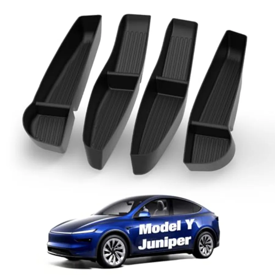 Box 2025 2026 Juniper Accories, Waterproof TPE Front and Rear Door Pocket Liners Tray Protector Liner 4pcs Only Fit New Model Y
Box 2025 2026 Juniper Accories, Waterproof TPE Front and Rear Door Pocket Liners Tray Protector Liner 4pcs Only Fit New Model Y