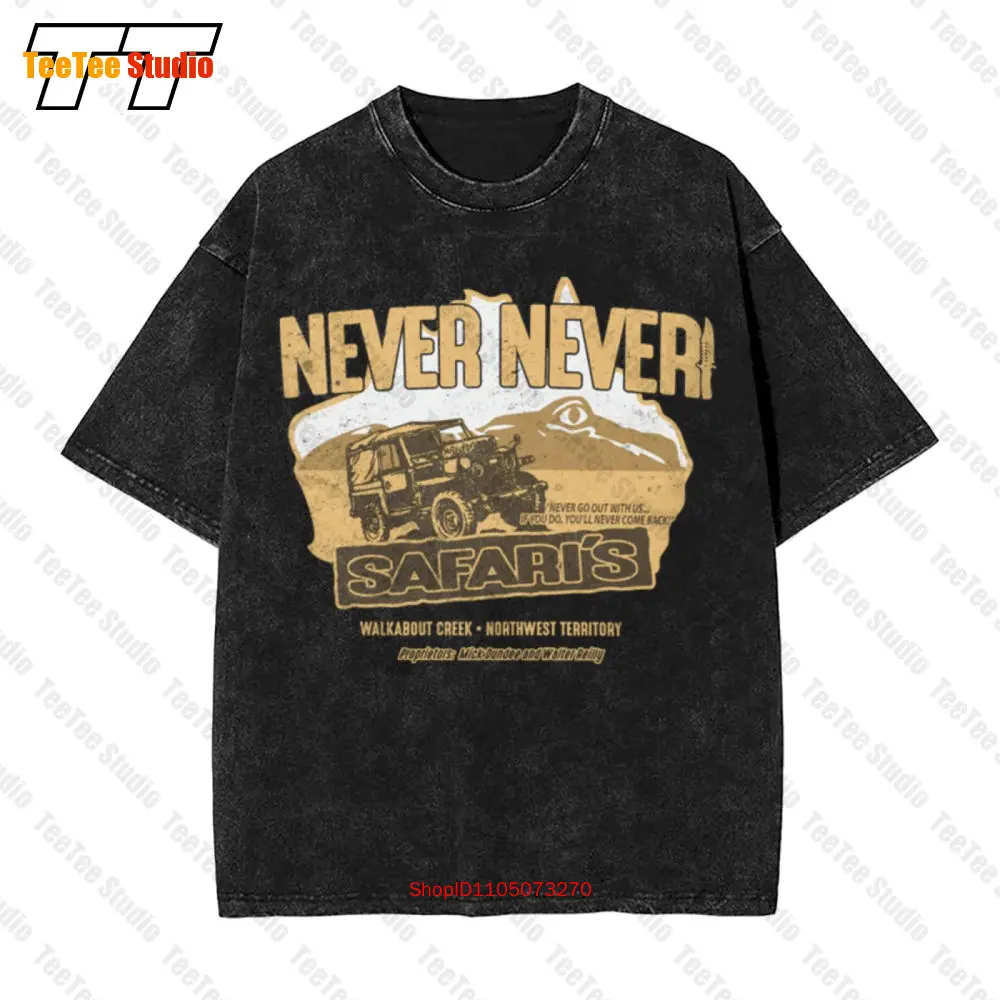 80S Film Movie Crocodile Dundee Inspired Never Safari Vintage Oversized T-Shirt F4DC
80S Film Movie Crocodile Dundee Inspired Never Safari Vintage Oversized T-Shirt F4DC