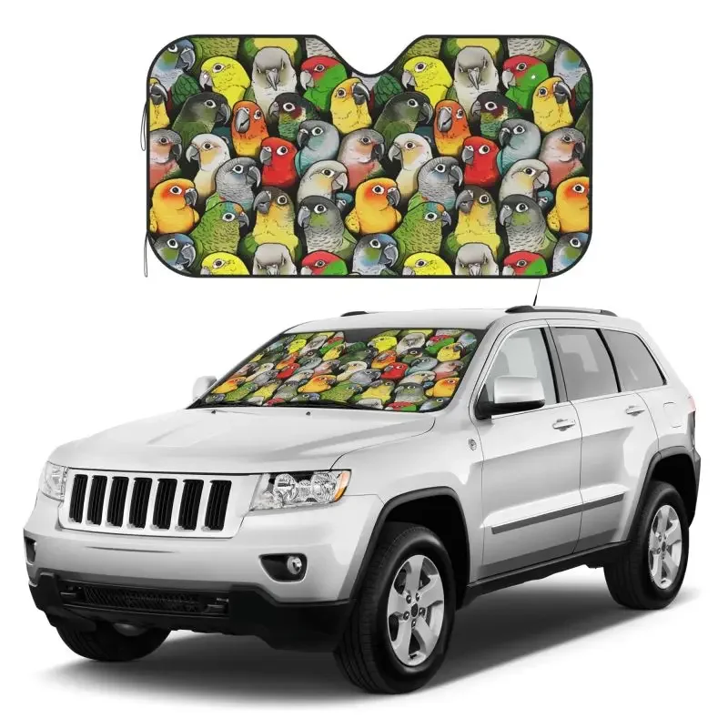 Funny Parrot Bird Pattern Car Front Windshield Sun Shade Blocks Uv Rays Sun Visor Protector Auto Window Sunshade for Car SUV
Funny Parrot Bird Pattern Car Front Windshield Sun Shade Blocks Uv Rays Sun Visor Protector Auto Window Sunshade for Car SUV