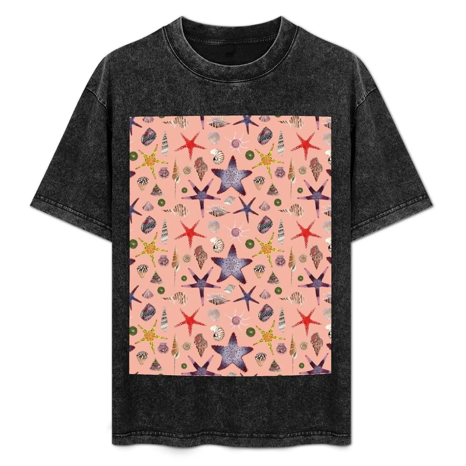 SEASHELLS & STARFISH (LIGHT PINK) T-Shirt Minimalist Casual Short Sleeve Top
SEASHELLS & STARFISH (LIGHT PINK) T-Shirt Minimalist Casual Short Sleeve Top