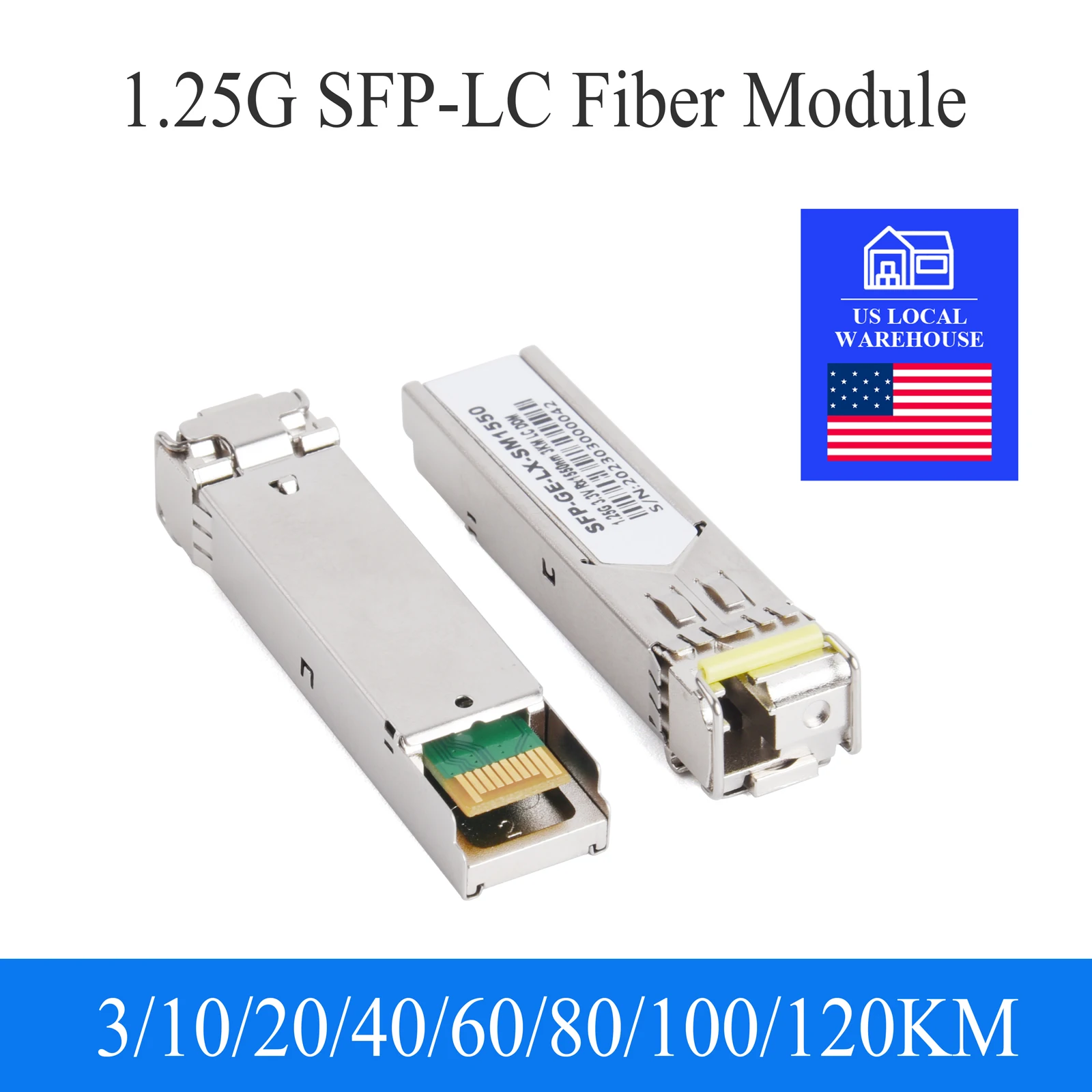 Пара гигабитных оптоволоконных SFP-модулей 1000M LC 1.25G, одномодовые, A+B, для коммутаторов Cisco Mikrotik Ethernet
Пара гигабитных оптоволоконных SFP-модулей 1000M LC 1.25G, одномодовые, A+B, для коммутаторов Cisco Mikrotik Ethernet