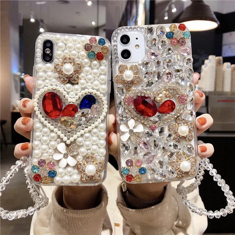 Luxury Full of diamonds pearl Fashion love personality originality For iPhone 11 12 13 14 15 Pro Max Shockproof Phone case
Luxury Full of diamonds pearl Fashion love personality originality For iPhone 11 12 13 14 15 Pro Max Shockproof Phone case